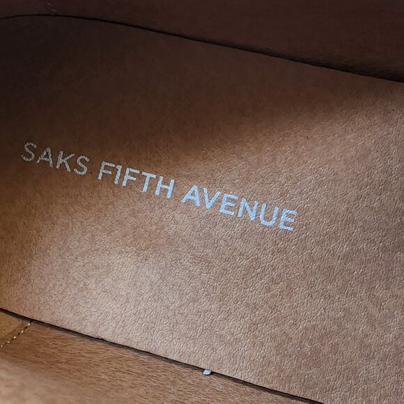 SAKS FIFTH AVENUE Men's Studded Dress Shoes - Size 9.5 - Picture 6 of 8